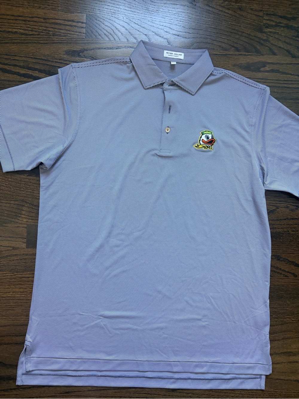 Peter Millar Summer Comfort Oregon Ducks Fighting Duck Polo Men’s L